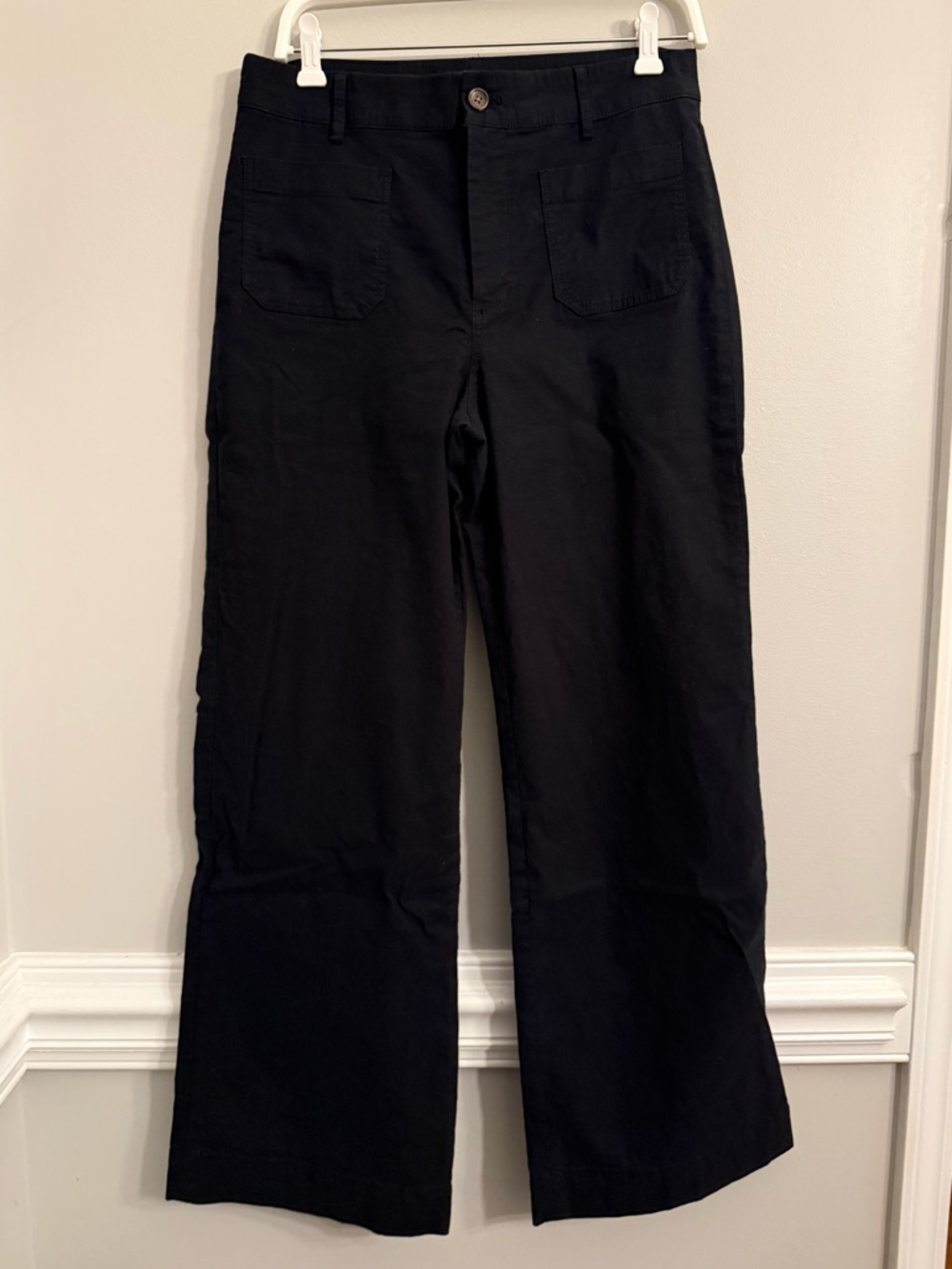 JCREW wide leg pant, Navy, EUC, 29